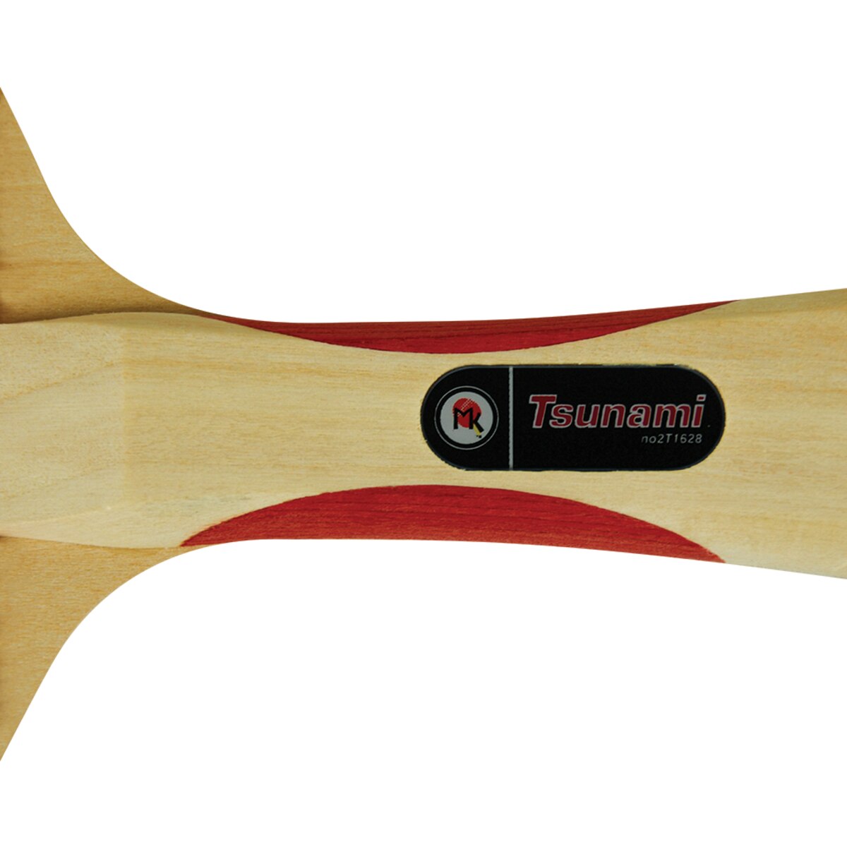 Butterfly Tsunami Racket: Close-up of side handle
